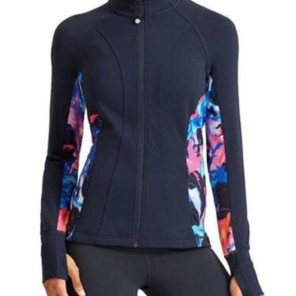 Athleta Navy Super Imposed Hope Jacket Small - Picture 1 of 8